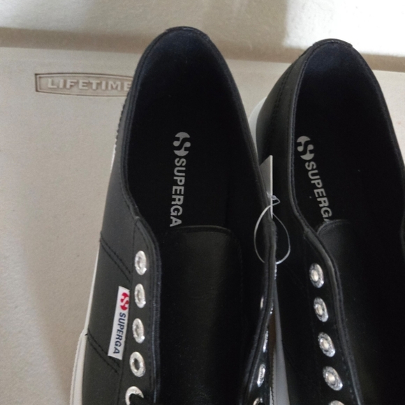 Superga 2750 Nappa Leather Classic Sneaker Women Size 10 New 082025 - Picture 2 of 4